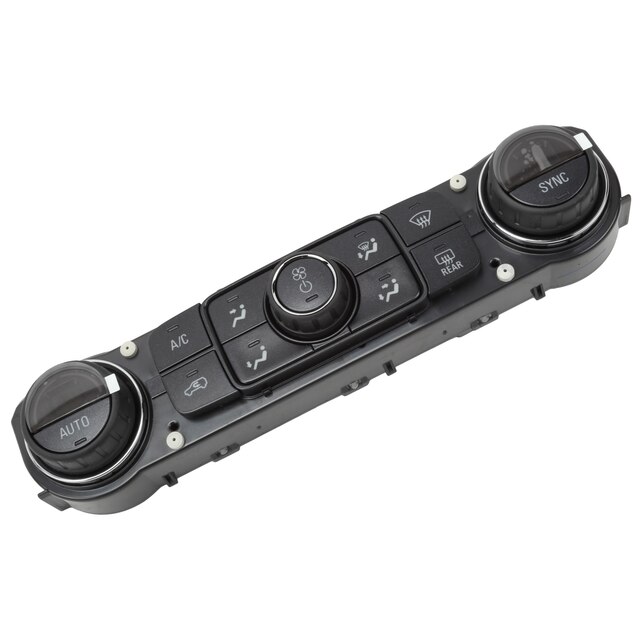 GM Genuine Parts Black Carbon Heating and Air Conditioning Control Panel Assembly