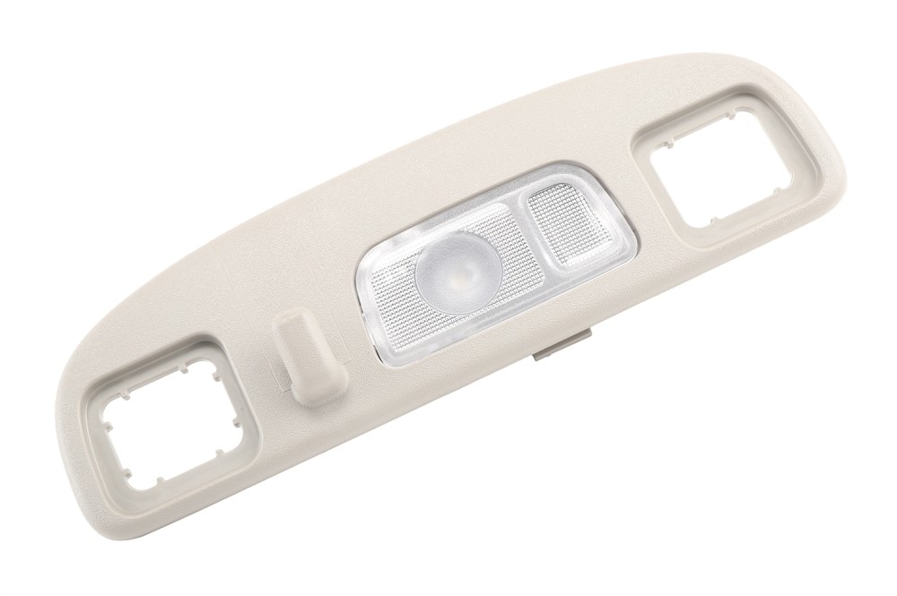 GM Genuine Parts Light Platinum Driver Side Roof Rail Rear Seat Position Reading and Courtesy Lamp