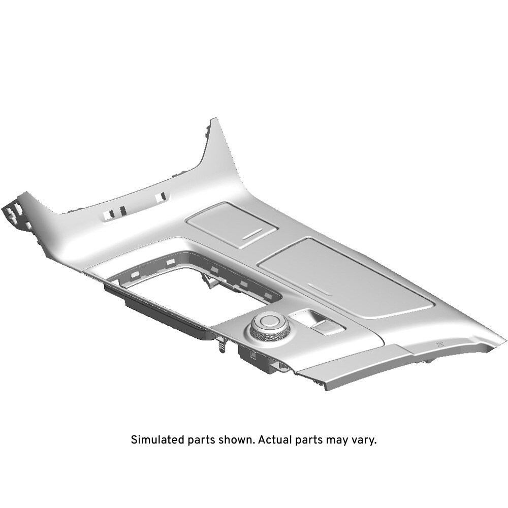 GM Genuine Parts Frequency Bronze Front Floor Console Trim Plate