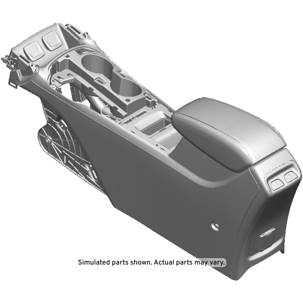 GM Genuine Parts Dark Atmosphere Front Floor Console