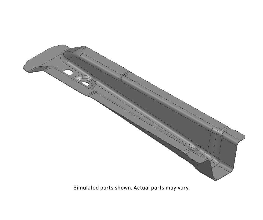 GM Genuine Parts Underbody Inner Front Side Rail
