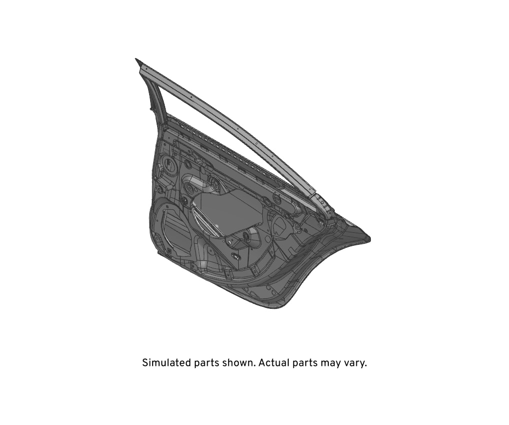 GM Genuine Parts Rear Passenger Side Door