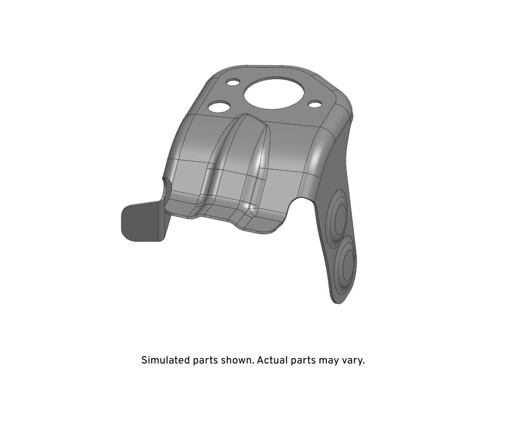 GM Genuine Parts Passenger Side Body Side Hood Bumper Bracket