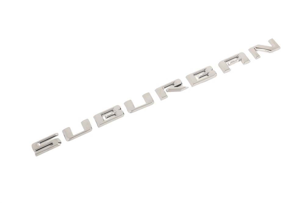 GM Genuine Parts Bright Chrome Front Side Door Vehicle Name Plate