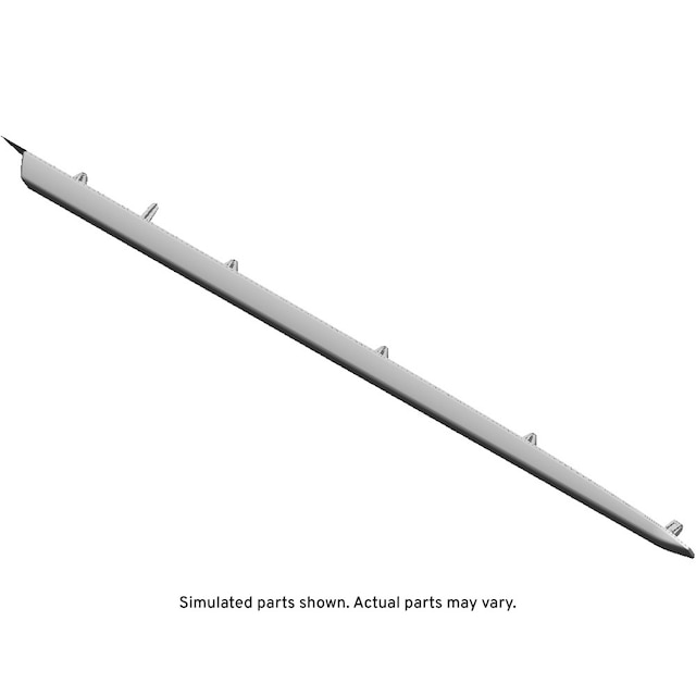 GM Genuine Parts Silver Rear Driver Side Door Molding