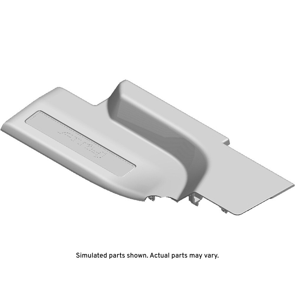 GM Genuine Parts Black Rear Driver Side Door Sill Garnish Molding