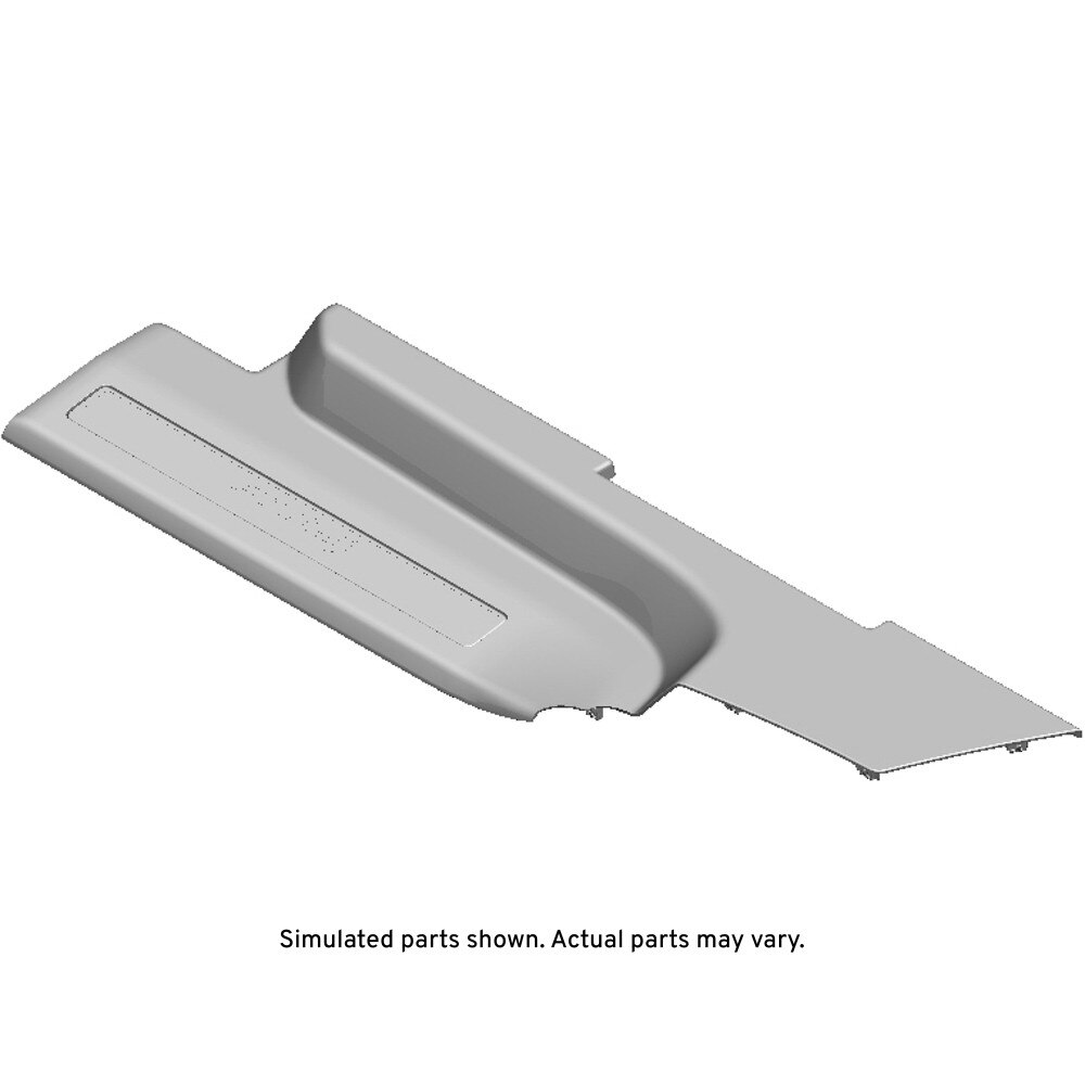 GM Genuine Parts Jet Black Rear Driver Side Door Sill Garnish Molding