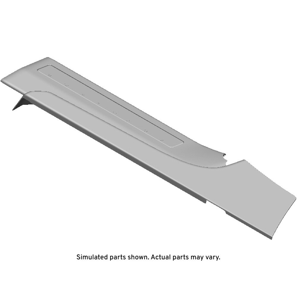 GM Genuine Parts Parchment Rear Passenger Side Door Sill Garnish Molding