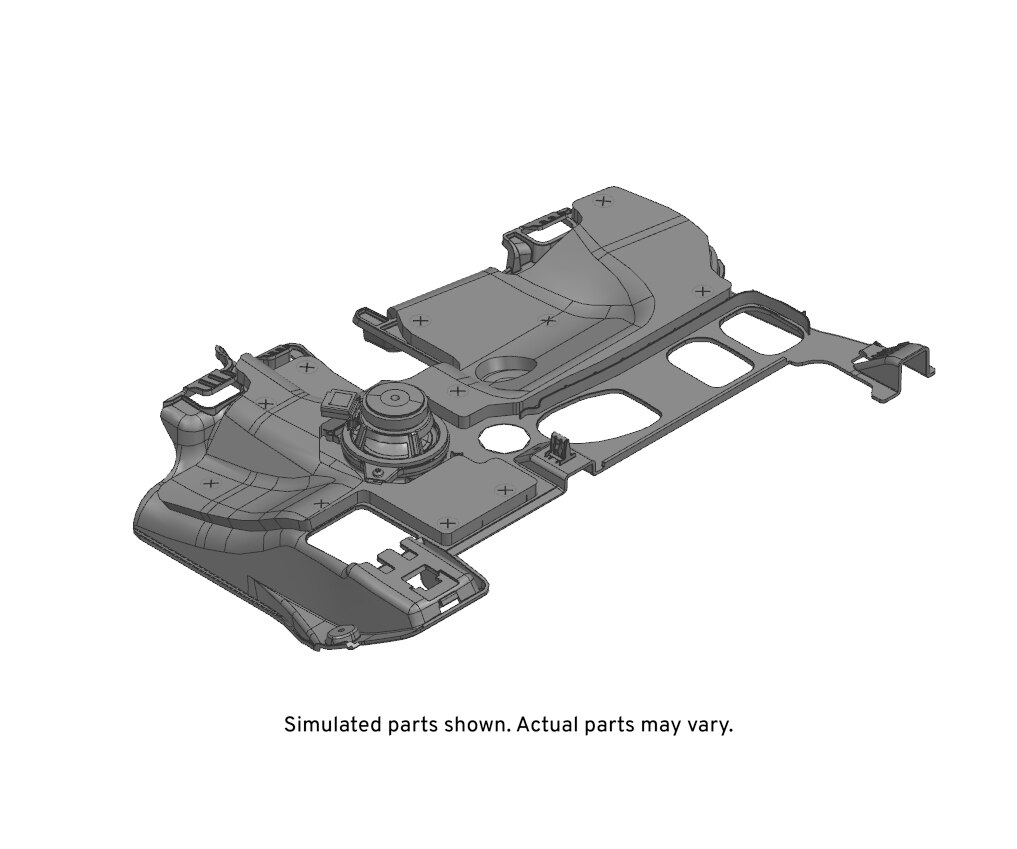 GM Genuine Parts Driver Side Instrument Panel Lower Trim Panel Insulator