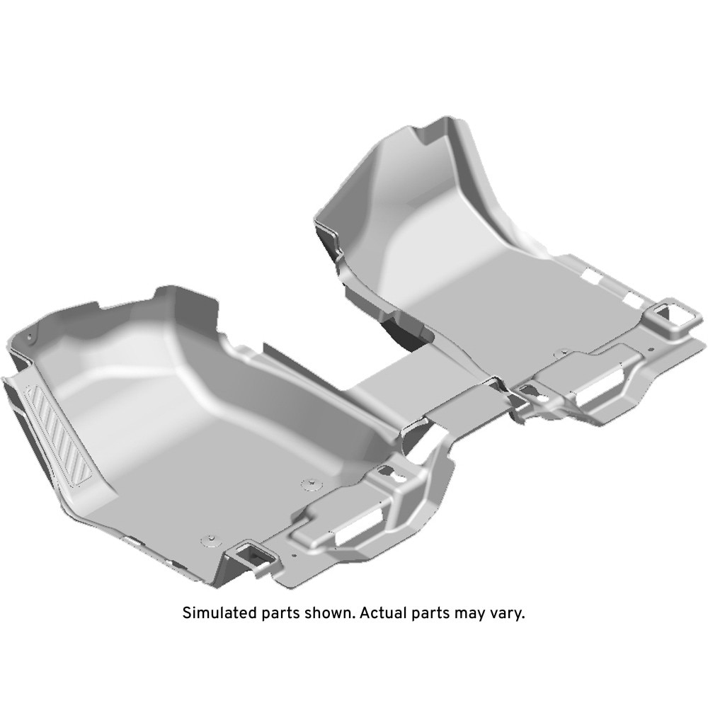 GM Genuine Parts Parchment Front Floor Panel Carpet