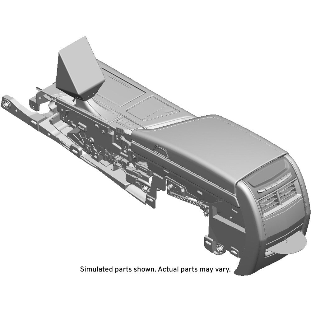 GM Genuine Parts Light Platinum Front Floor Console