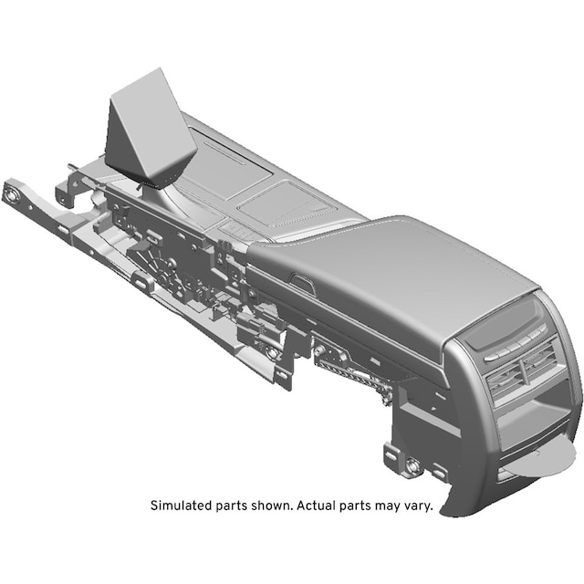 GM Genuine Parts Light Platinum Front Floor Console