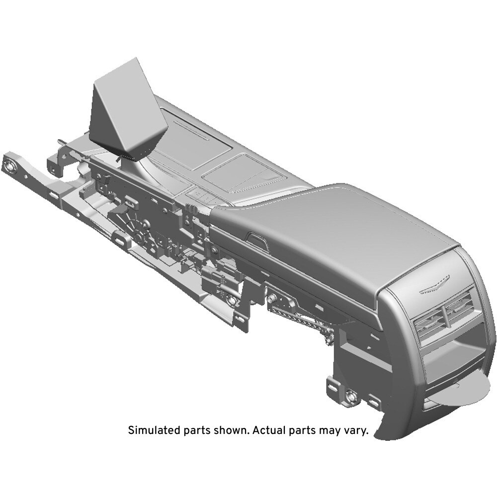 GM Genuine Parts Jet Black Front Floor Console