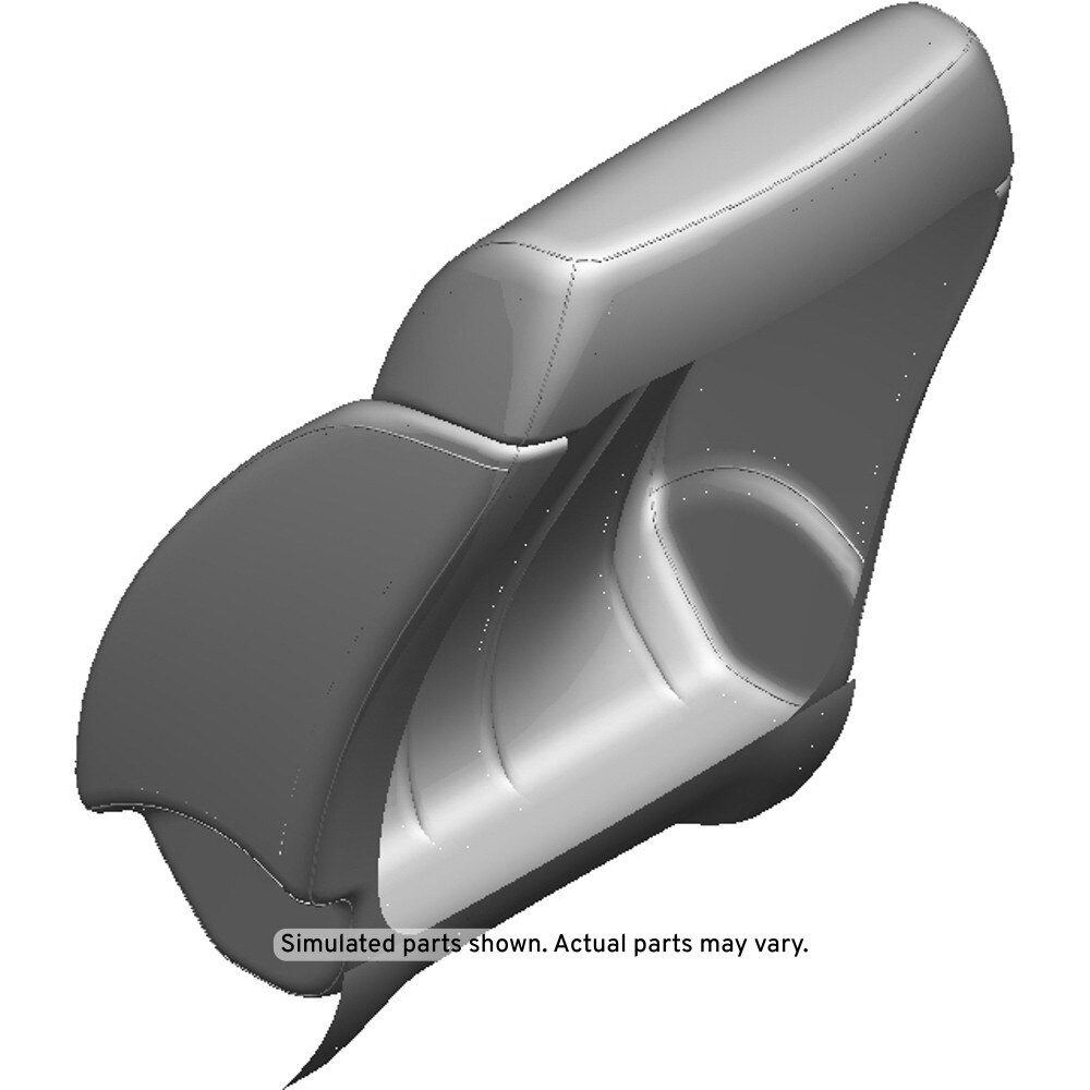 GM Genuine Parts Dark Galvanized Cool Front Driver Side Seat Back Cover