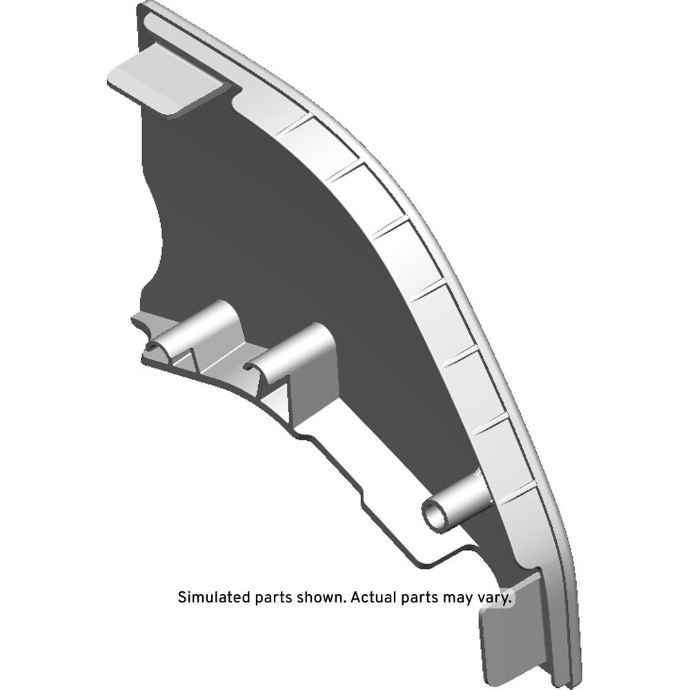 GM Genuine Parts Medium Dark Cinder Rear Driver Side Seat Latch Finish Cover