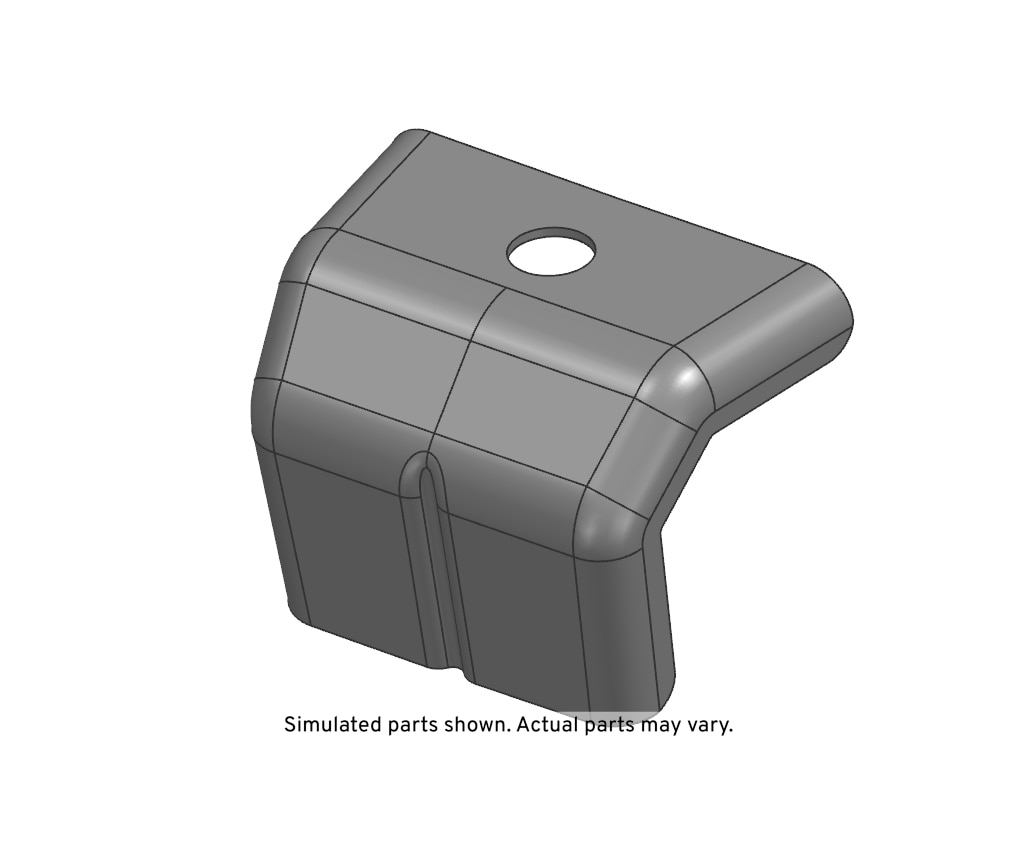 GM Genuine Parts Body Side Front Driver Side Fender Upper Front Bracket
