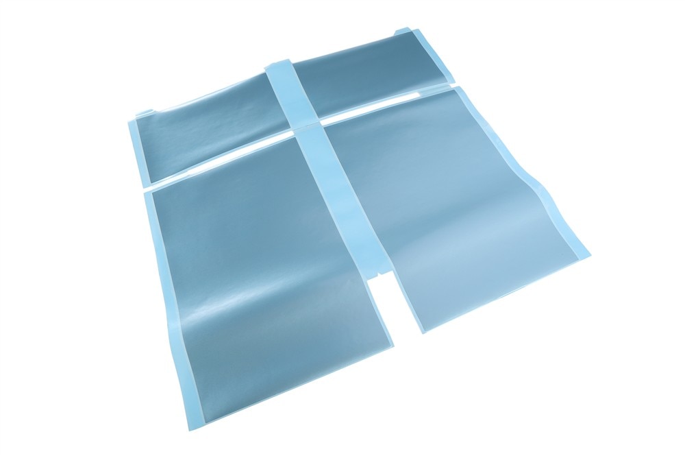 GM Genuine Parts Silver Folding Top Stowage Compartment Panel Decal