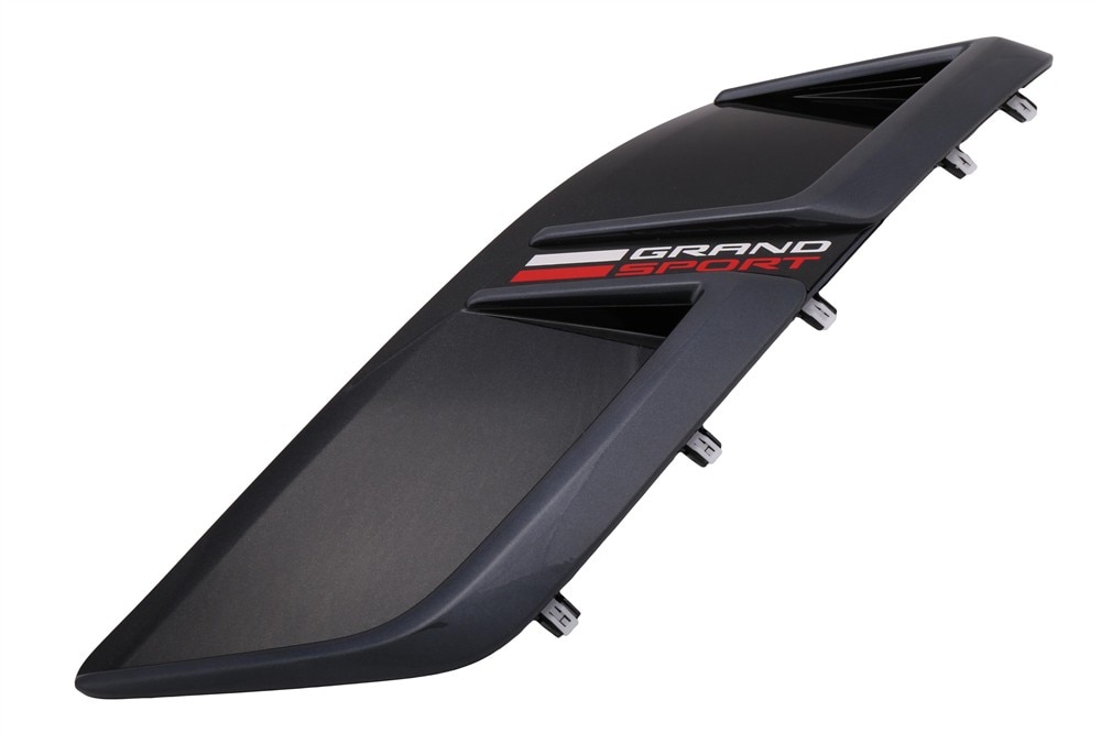 GM Genuine Parts Dark Shadow Metallic Front Passenger Side Fender Ornamentation Vent