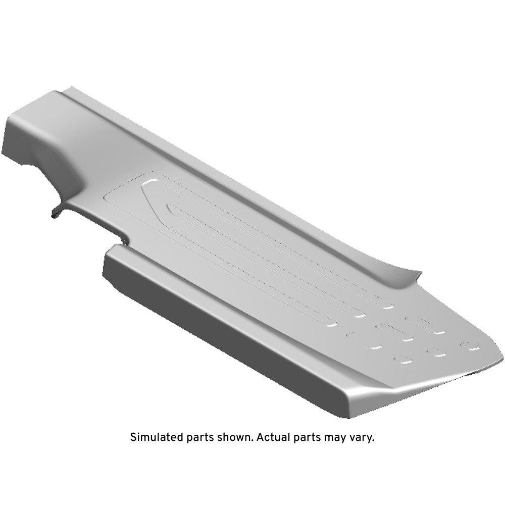 GM Genuine Parts Light  Ash Gray Rear Passenger Side Door Sill Garnish Molding