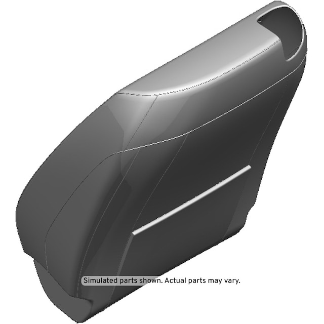 GM Genuine Parts Jet Black Front Passenger Side Seat Back Cover