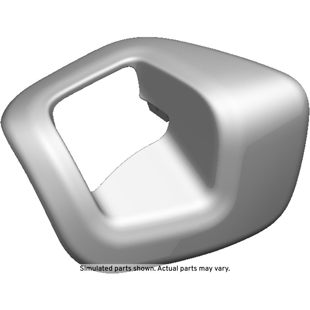 GM Genuine Parts Medium Ash Gray Front Driver Side Seat Back Latch Release Handle Bezel