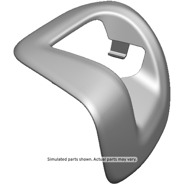 GM Genuine Parts Medium Ash Gray Front Passenger Side Seat Back Latch Release Handle Bezel