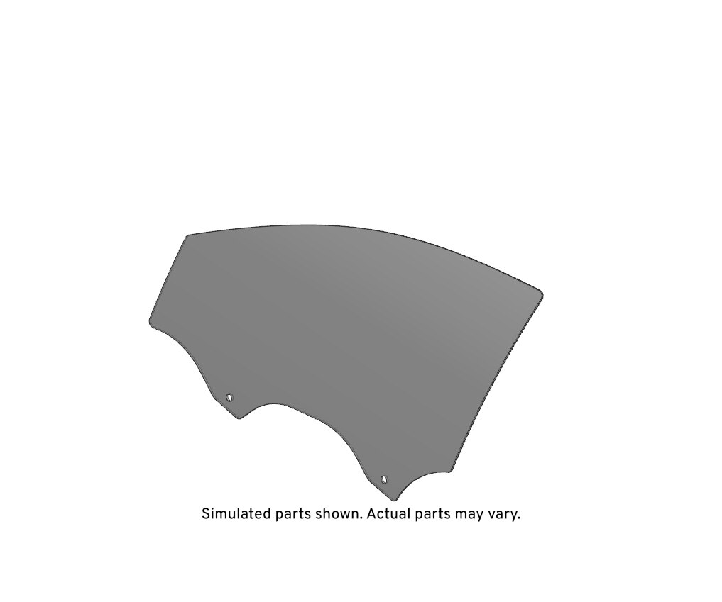 GM Genuine Parts Front Driver Side Door Window