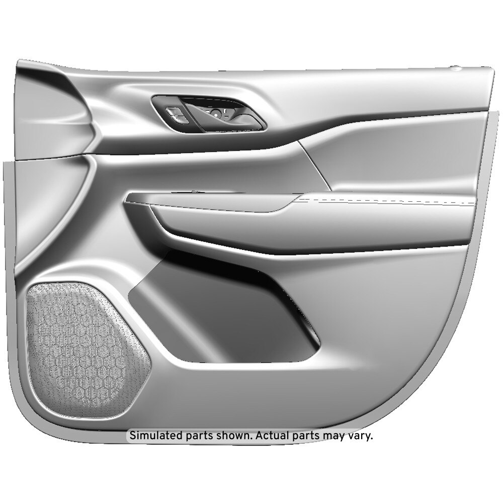 GM Genuine Parts Light Ash Gray Front Passenger Side Door Trim