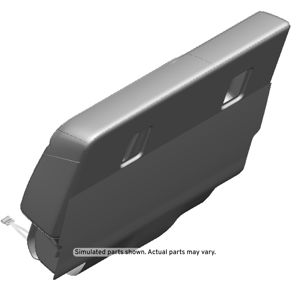 GM Genuine Parts Medium Ash Gray Rear Driver Side Seat Back Cover