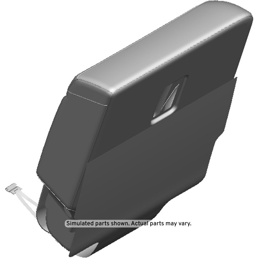 GM Genuine Parts Dark Galvanized Cool Rear Passenger Side Seat Back Cover