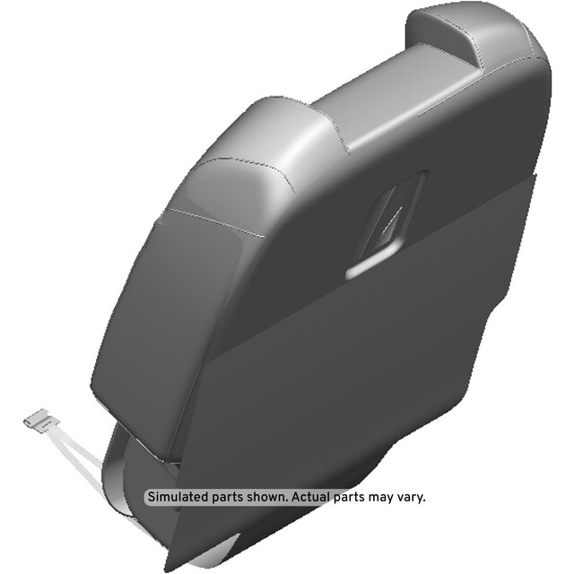 GM Genuine Parts Brandy Rear Driver Side Seat Back Cover