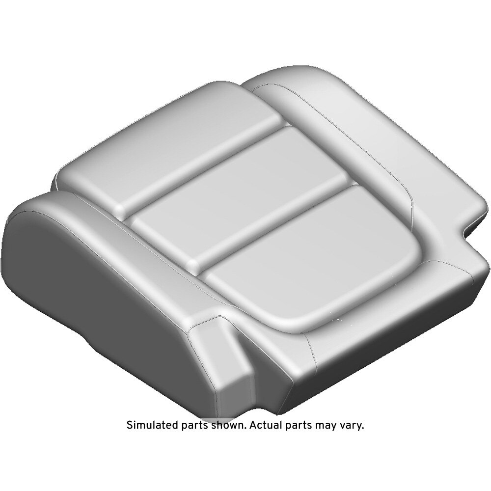 GM Genuine Parts Medium Ash Gray Rear Passenger Side Seat Cushion Cover