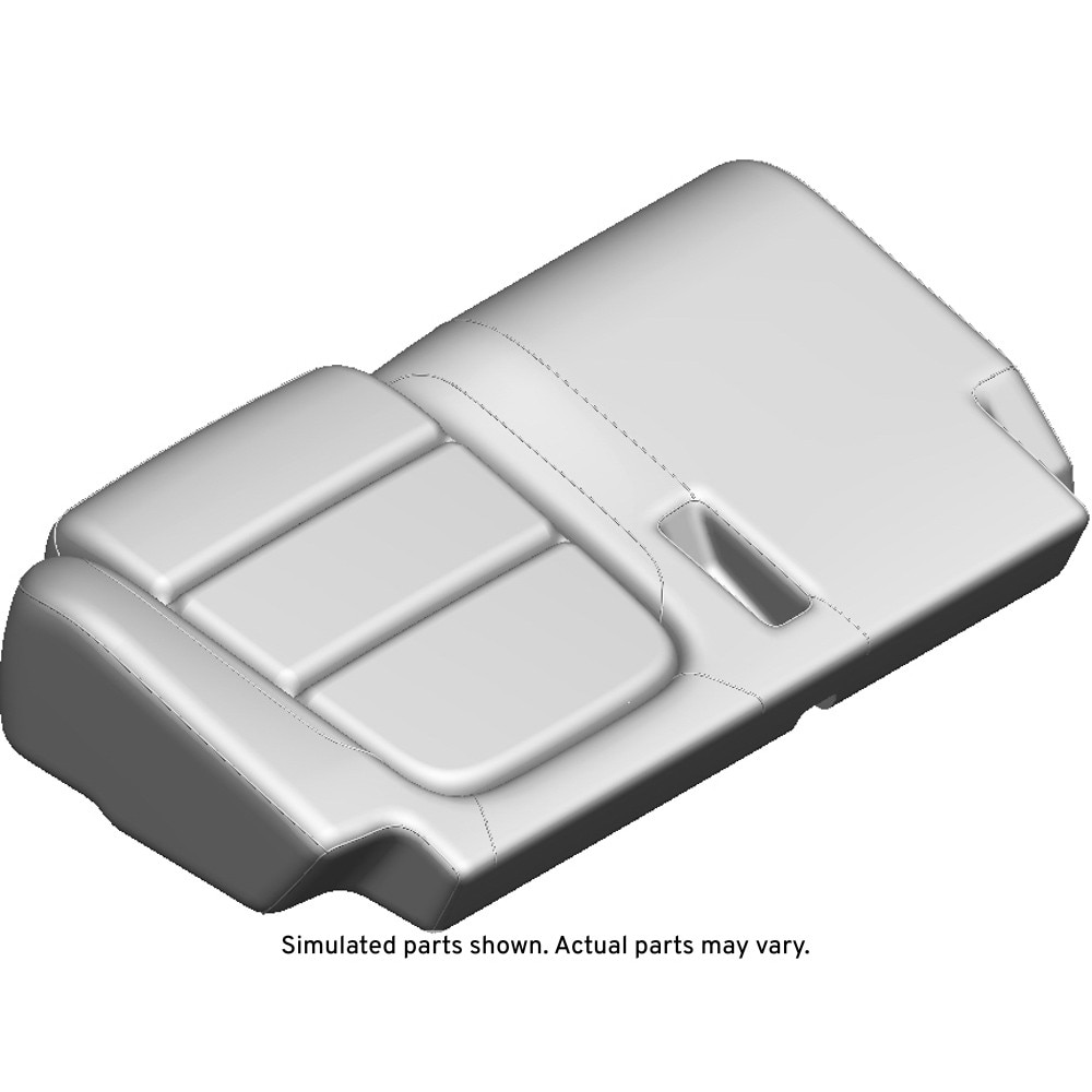 GM Genuine Parts Medium Ash Gray Rear Driver Side Seat Cushion Cover
