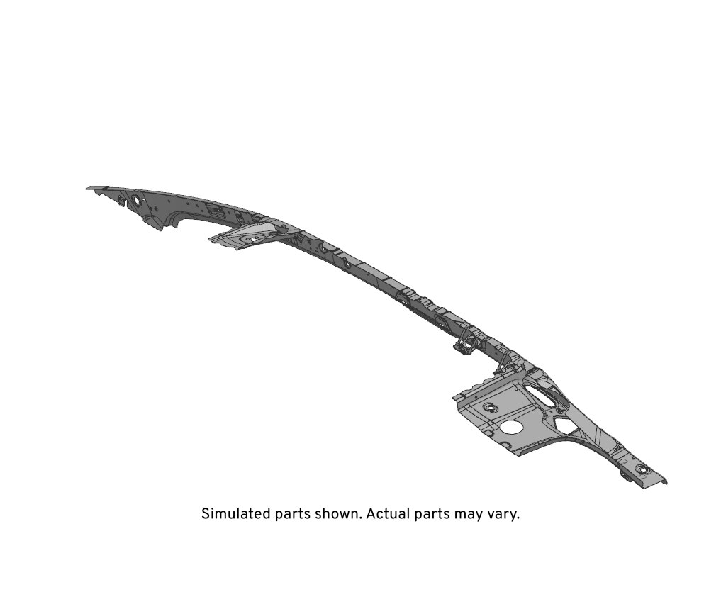 GM Genuine Parts Passenger Side Roof Inner Side Rail