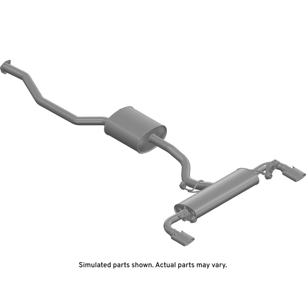 GM Genuine Parts Exhaust Muffler Assembly