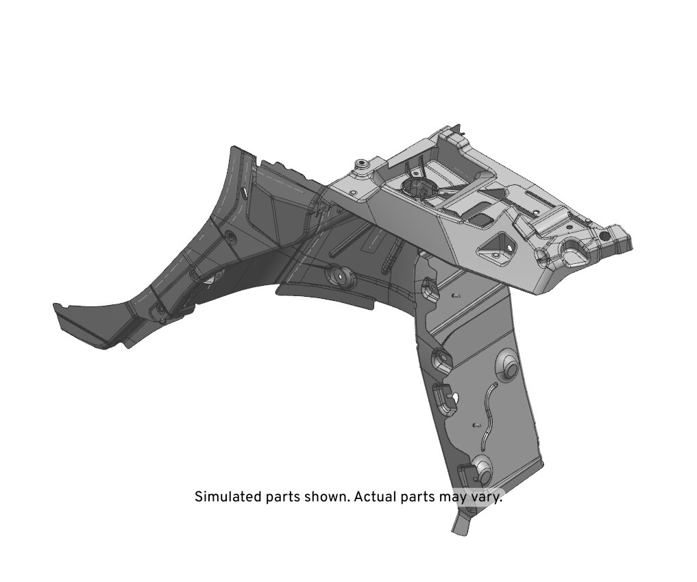 GM Genuine Parts Rear Driver Side Wheelhouse Panel