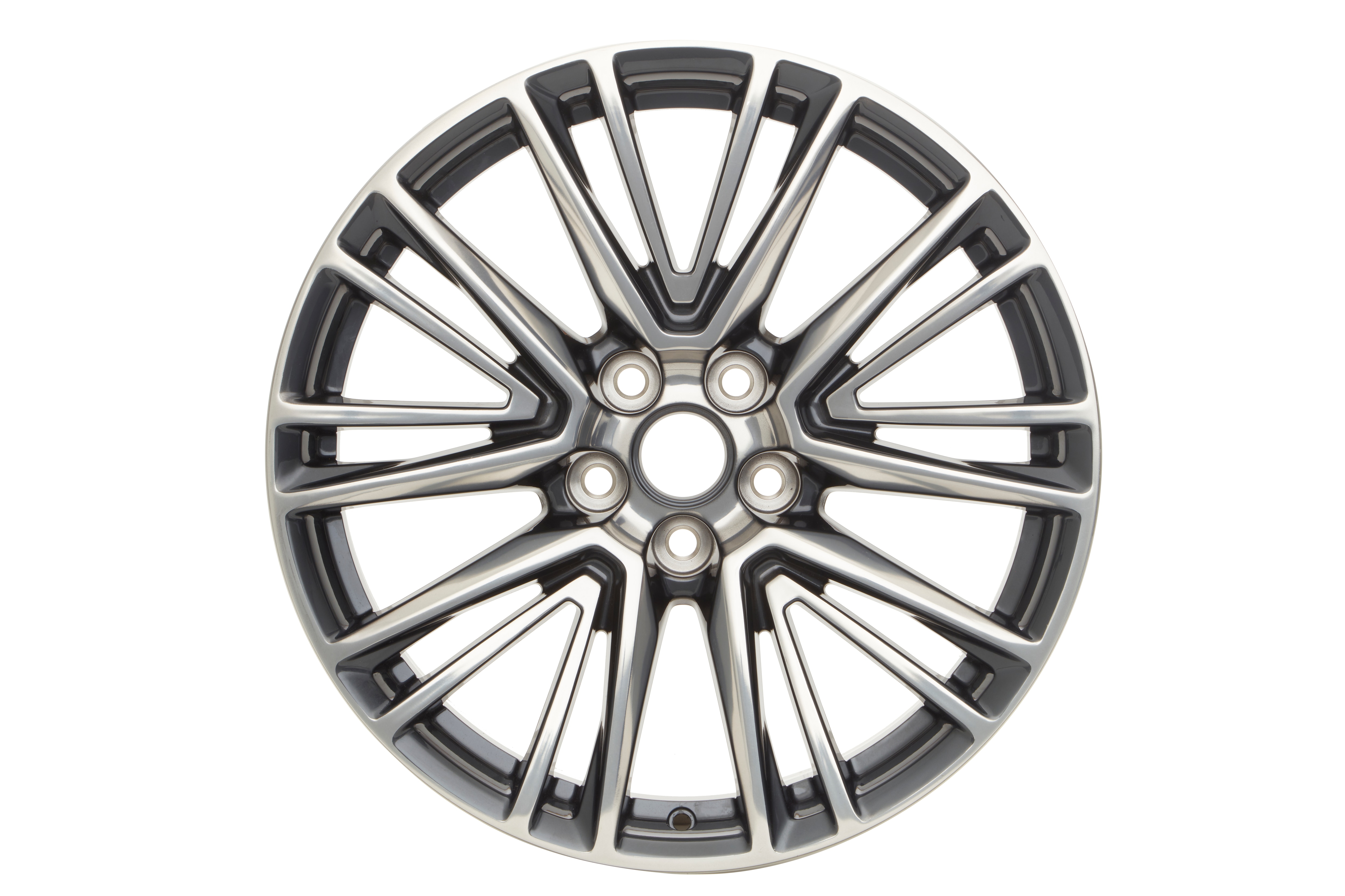 Cadillac 20x8.5-Inch 5-Split-Spoke Polished Wheels with Painted