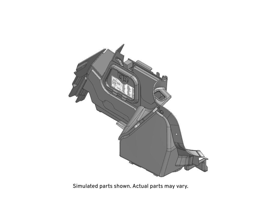 GM Genuine Parts Black Diamond Driver Side Rear Compartment Side Trim