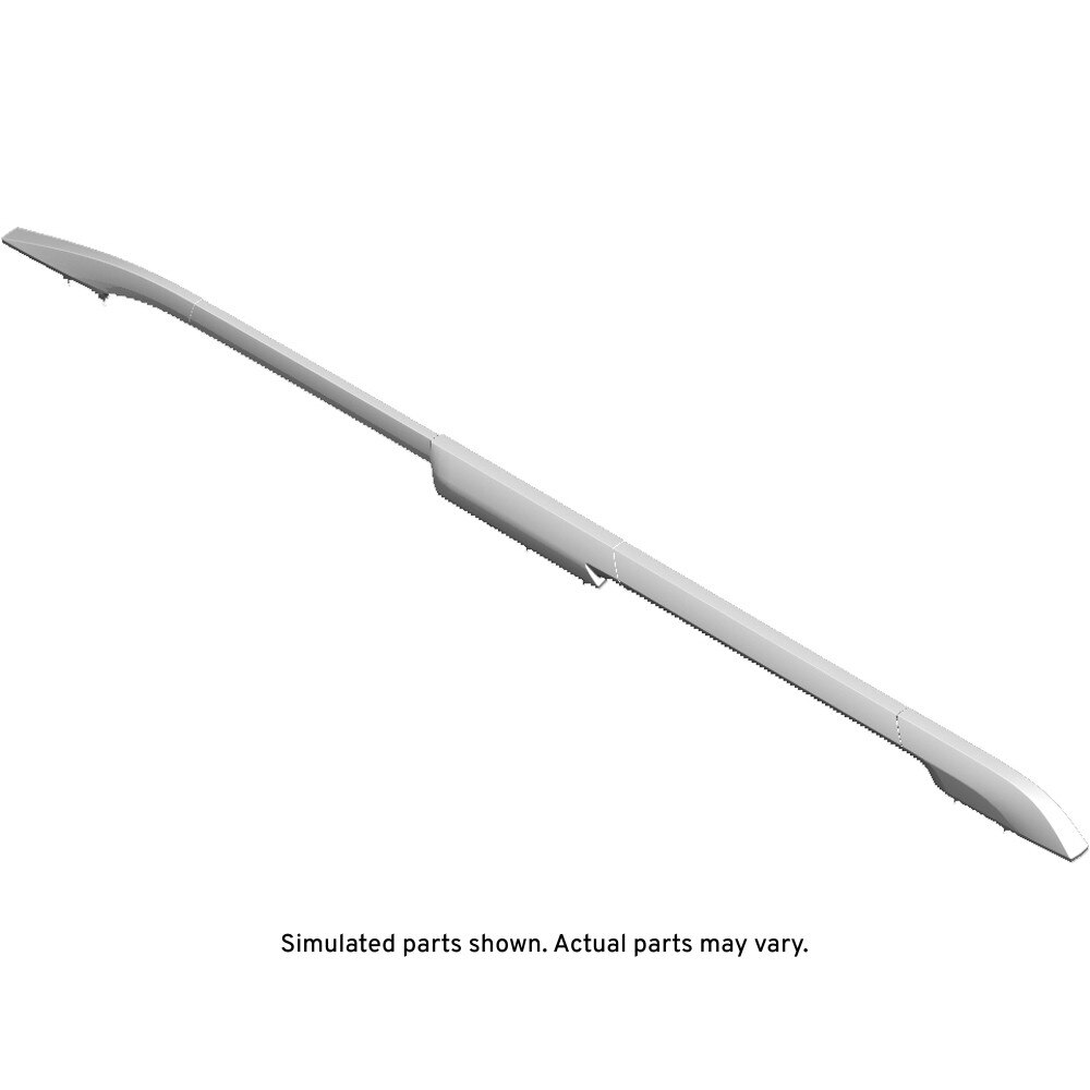 GM Genuine Parts Silver Metallic Driver Side Luggage Carrier Side Rail