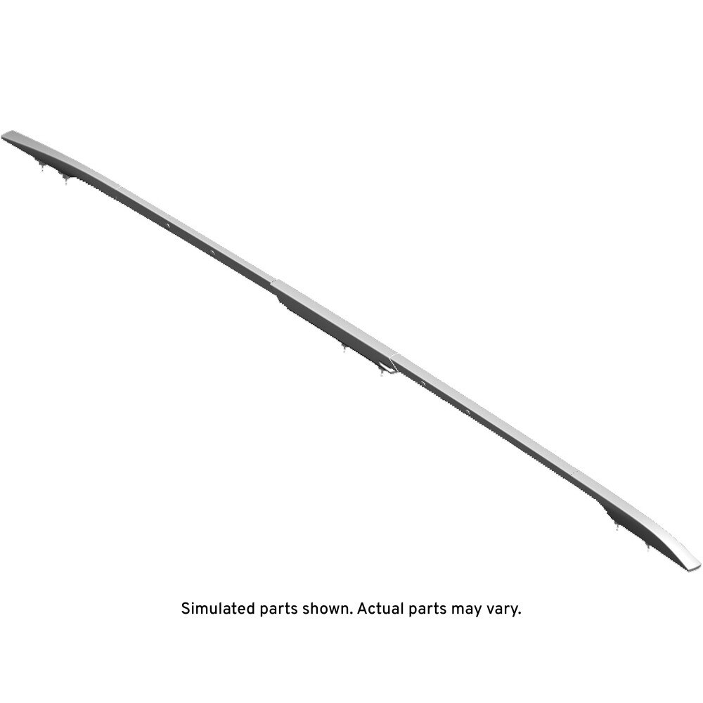 GM Genuine Parts Silver Metallic Passenger Side Luggage Carrier Side Rail