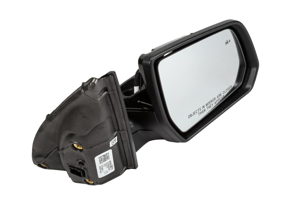 GM Genuine Parts Black Passenger Side Door Mirror without Cover