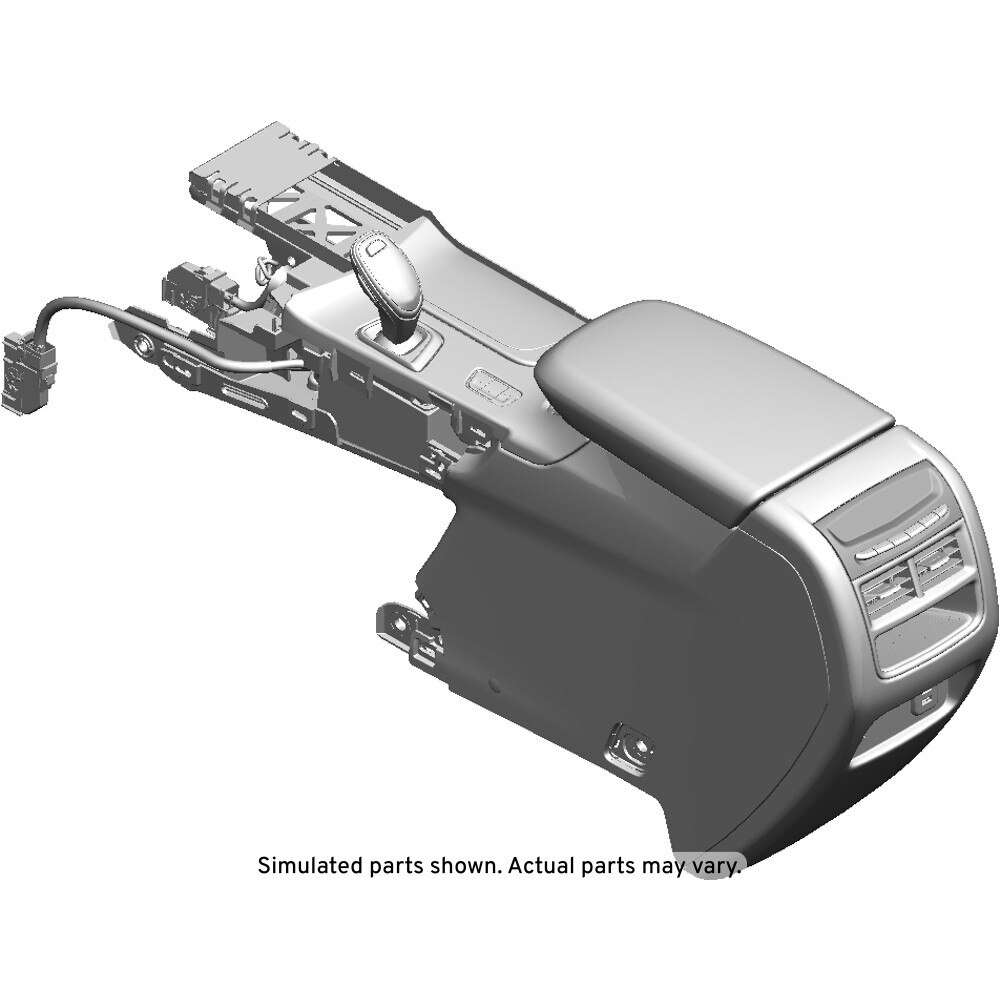GM Genuine Parts Black Front Floor Console