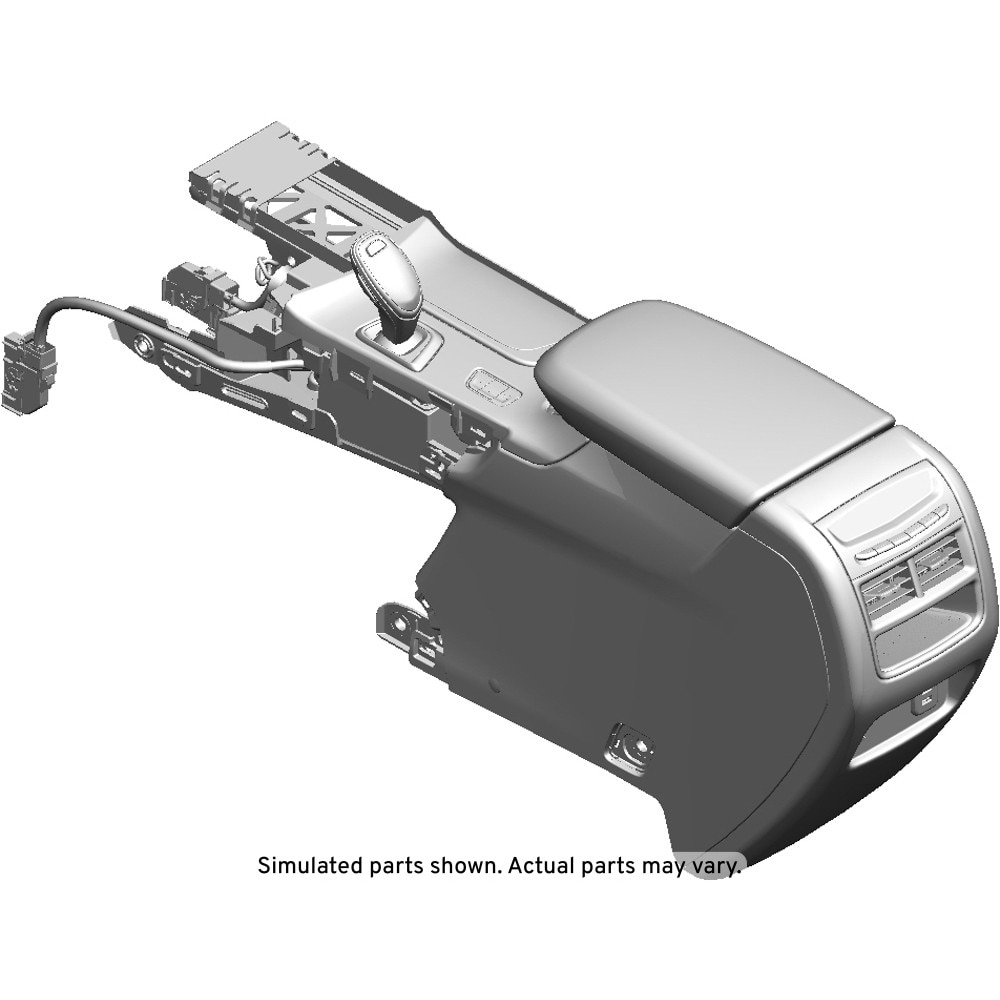 GM Genuine Parts Black Front Floor Console