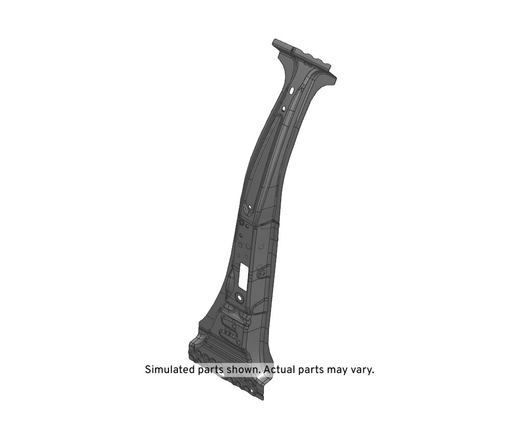 GM Genuine Parts Driver Side Center Pillar Outer Panel Reinforcement