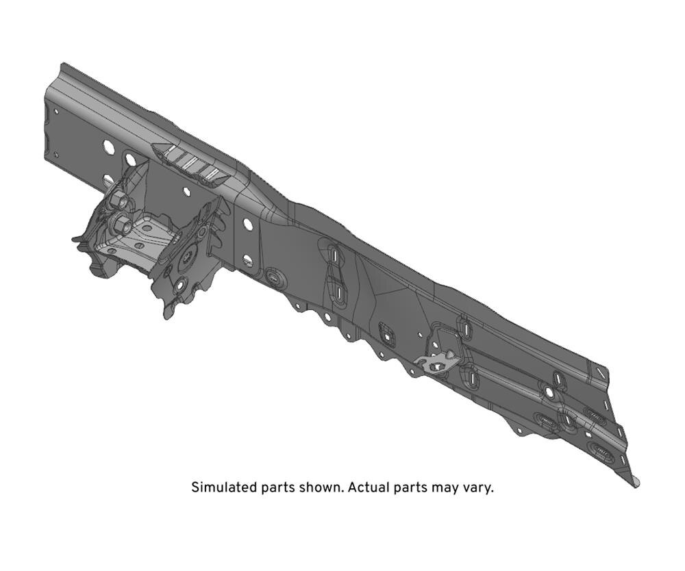 GM Genuine Parts Driver Side Front Compartment Outer Side Rail