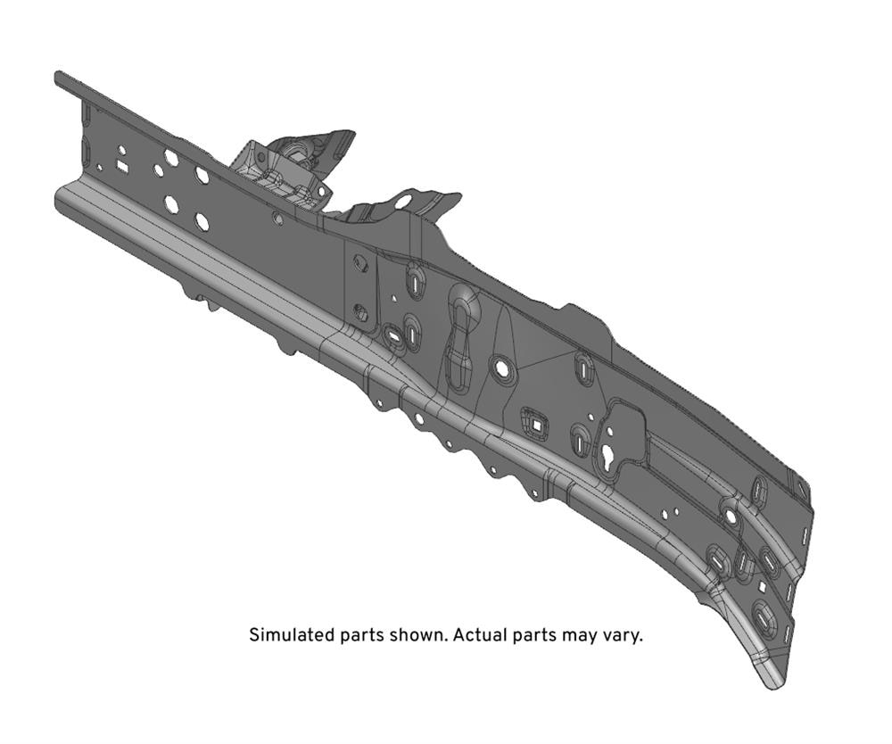 GM Genuine Parts Passenger Side Front Compartment Outer Side Rail