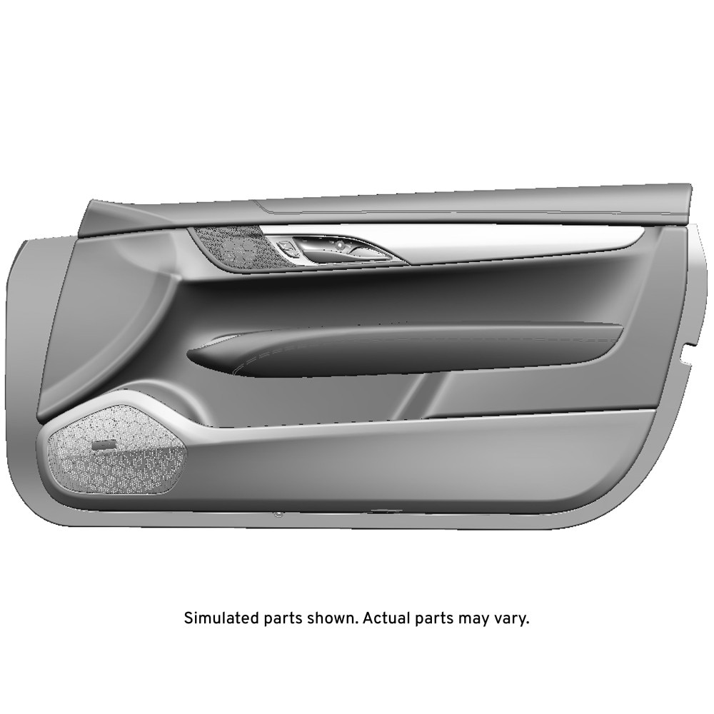 GM Genuine Parts Morello Red Front Passenger Side Door Trim
