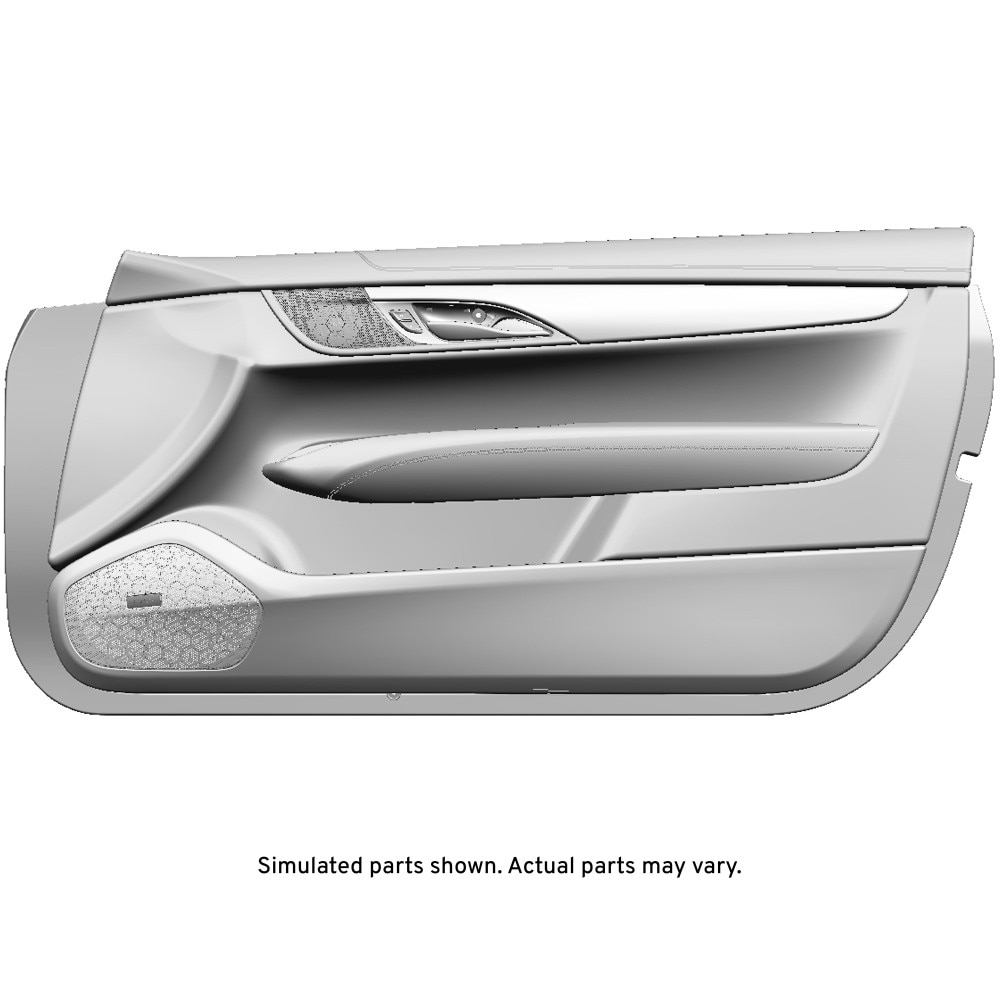 GM Genuine Parts Jet Black Front Passenger Side Door Trim
