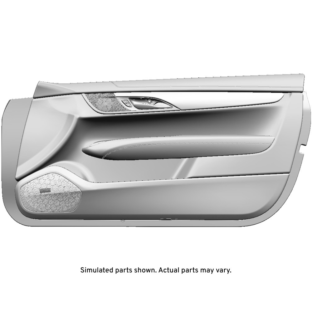 GM Genuine Parts Morello Red Front Passenger Side Door Trim
