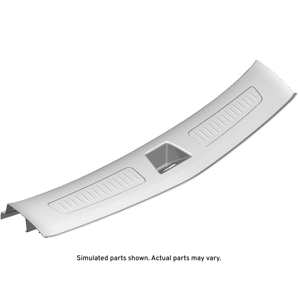 GM Genuine Parts Jet Black Rear End Trim Finish Panel